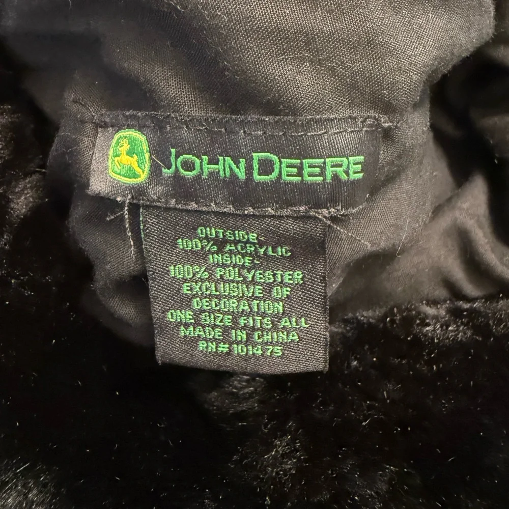 John‎ Deere Kids Winter Hat Green YellowHearts One Size Fits Most Youth Girls